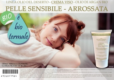 Crema Termale Eco Bio Pelli Sensibili Couperose tubo 50 ml
